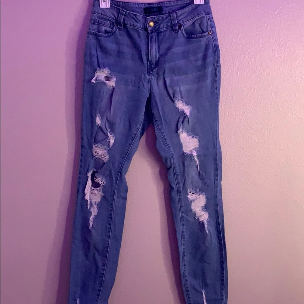 High-rise jeans